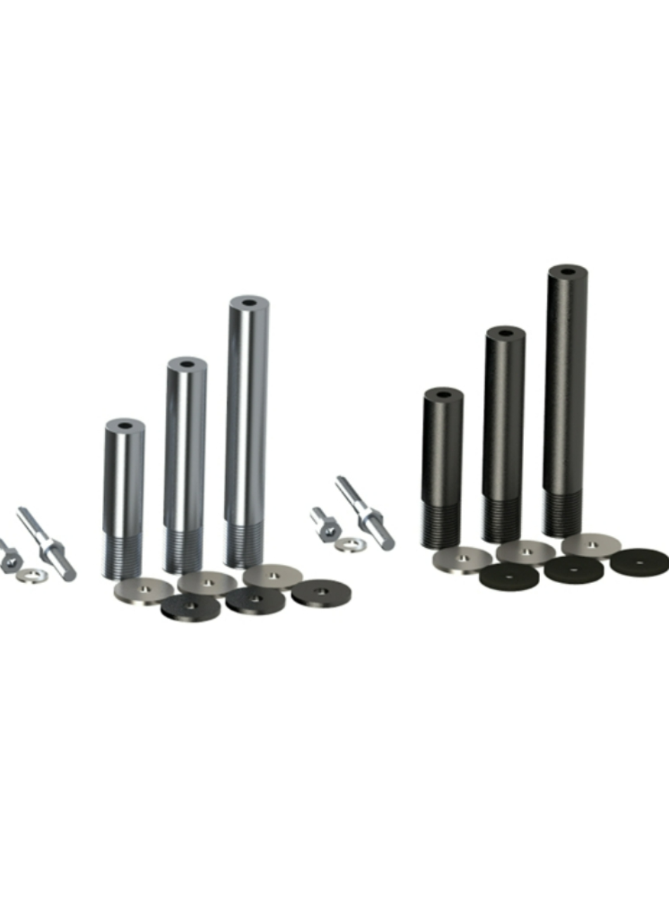 DualRack Dual Jack - 4.0(101.6 mm) - Black