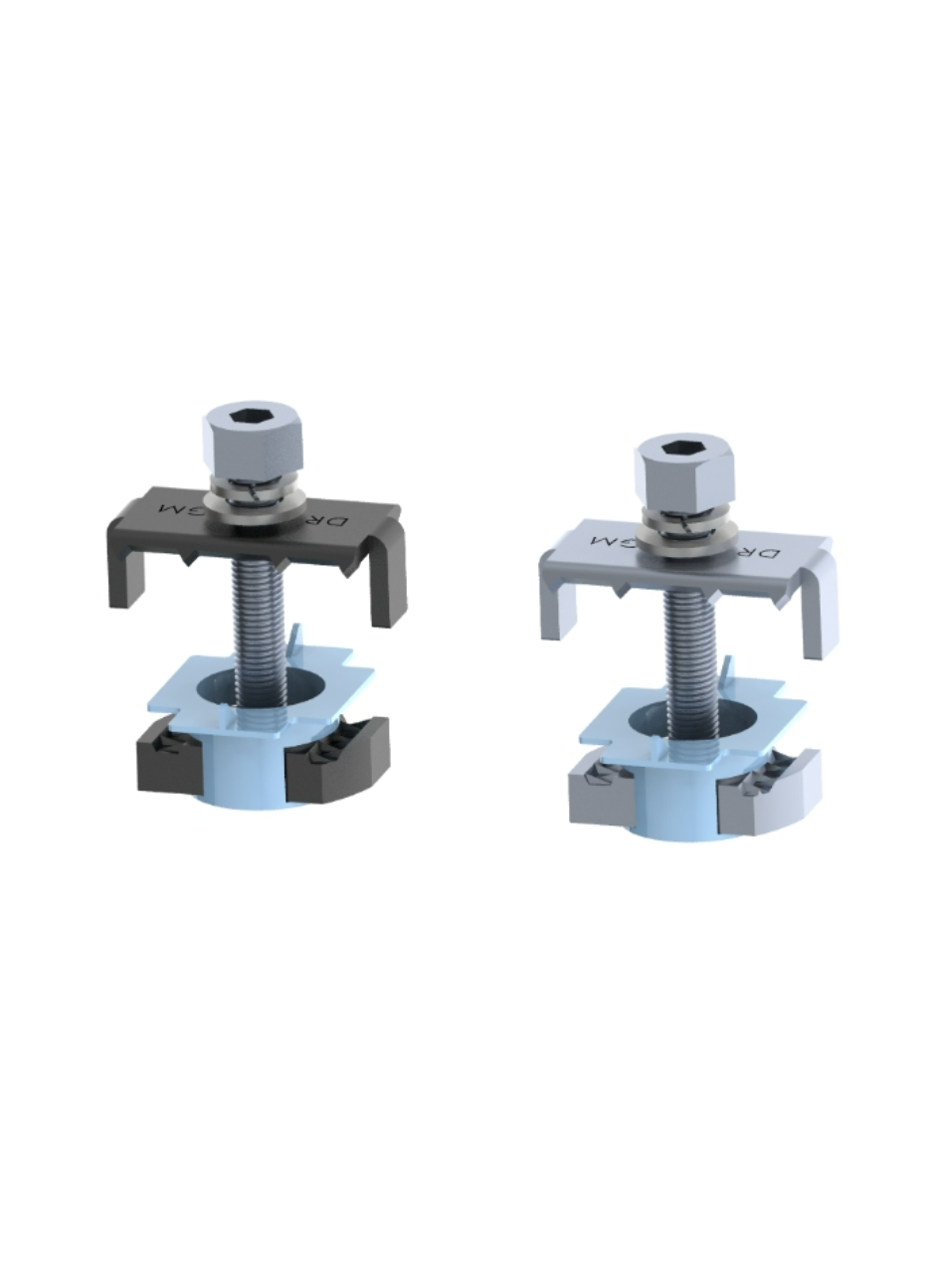 DualRack Grounding Mid Clamp - Black 2